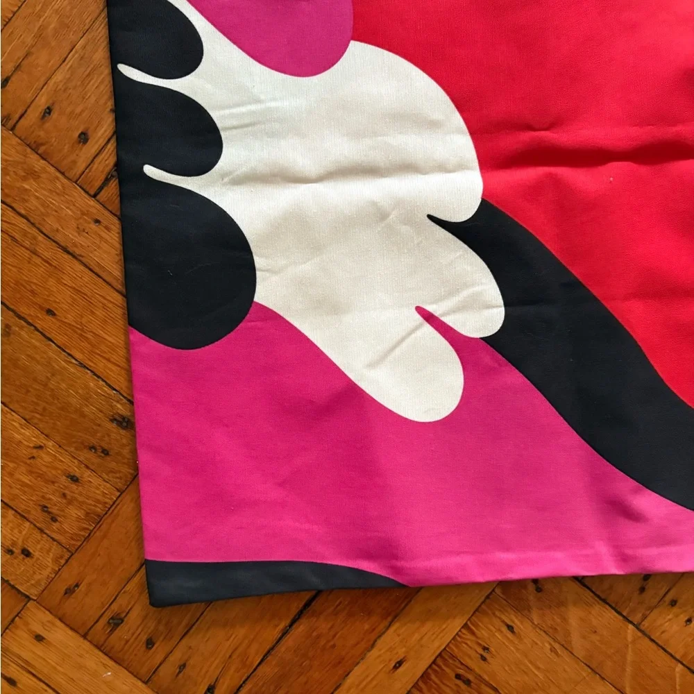 IKEA Svedjenava Red and White Pillow Cover